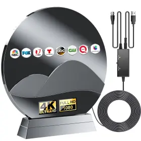 Ragnal 732404343758 2024 Upgraded Tv Antenna 1000 Miles Range For Smart Indoor-di