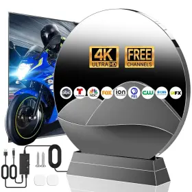 Ragnal 732404361059 Strongest Tv Antenna 1500 Miles Long Range Digital For Smart Ind