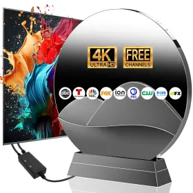 Ragnal Rxzh01 Tv Antenna Indoor Long Range Digital For Smart Outdoor Hd