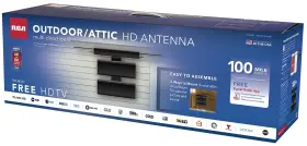 Rca 044476133190 Amplified Outdoor Or Attic Hd Antenna Multi-directional With 100- #3