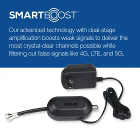 Rca 044476151620 Digital Signal Amplifier For Outdoor Antennas Extremely Low Noise Uhf/vhf #2