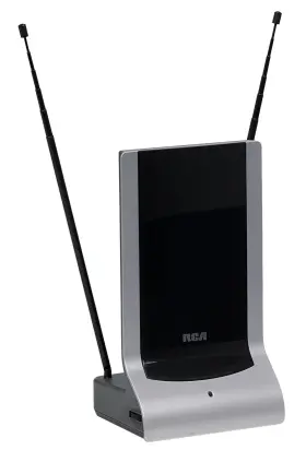 Ant1251z Rca Amplified Indoor Hdtv Antenna With Smartboost Technology Nextgen Tv To Deli