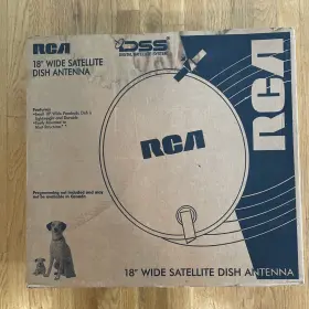 Dsa100rw Rca New- Dss Digital Satellite System 18 Inch Wide Dish Antenna Model