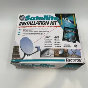 Recoton 044102805200 Mini Dish Satellite Installation Kit Open Box