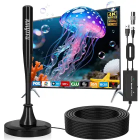 Antenna-01 Rihytfu Tv Antenna Indoor For Local Channels 2025 Smart With Strong M