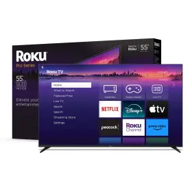 55r8b5 Roku Smart Tv 55 Inch Pro Series 4k Qled Voice Remote Dolby Vision Iq 120hz