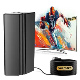 Rtkjeqq 799787571048 2025 Tv Antenna Indoor/outdoor 1800 Miles - Digital Hdtv With Signal