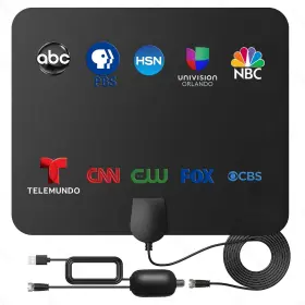 Tx-bpzz-001 Rtkjeqq 2025 Tv Antenna Indoor Long Range 1000 Miles Supports 4k 1080p Digital Anten