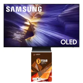 Samsung Qn65s90fa-wrty3-amber-sc Qn65s90fafxza 65 Inch 4k Oled Smart Tv 2025 With Dolby Atmos And 3 Ye
