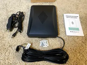 20240219 Scerd Hdtv 4k 1080pixel Tv Antenna 400 Mile Range Indoor Outdoor With Cables Vhf Uhf