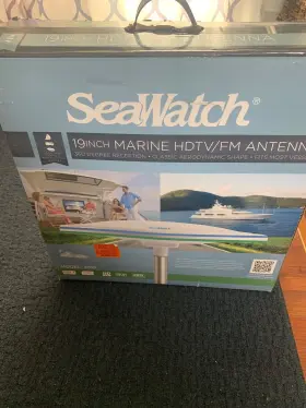 12vc Seawatch 3019 Shakespeare 19 Inch Marine Tv Antenna - 110vac