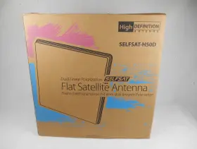 Selfsat Selfsat-h50d H50d High Definition Flat Panel Single Lnb Satellite Antenna