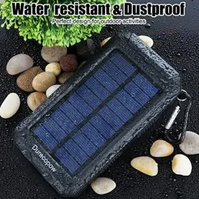 S1008d Shenzhen Fashiontec Technology Co. Ltd. Solar Charger 20000mah Portable Outdoor Waterproof Power 20000mah-black #2