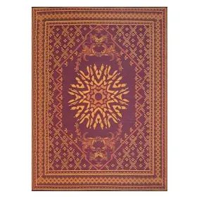 Smart Design Mat 197644983247 Outdoor/indoor Plastic Straw Rugs Waterproof Portable Easy To 8x10 Ft Red #3