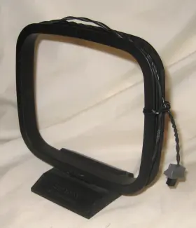 Jy0019 Sony Authentic Hifi Am/fm Loop Antenna With 2 Pin Connector Oem