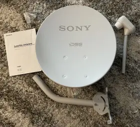 Sas-bs3 Sony Vintage Satellite Antenna And Digital System New In Open Box