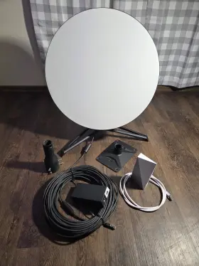 Starlink Ufp-201a Gen1 Dish Kit Uta-201 For Parts Includes 2 Extra Mounts