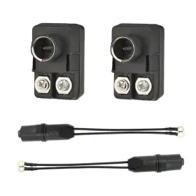 Supmory 797427895462 Tv Antenna Connector Matching Transformer 300 Ohm To 75 Hd/uhf/vhf/fm
