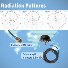 Suzhou Maswell Communication Technology Co. Ltd 313047550507 Professional Gps Active Antenna Screw Mount Sma Male 1 #3