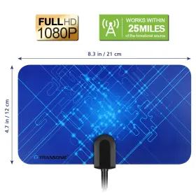 T Transonic 856752008425 Digital Tv Indoor Antenna For Smart 360 Reception #2