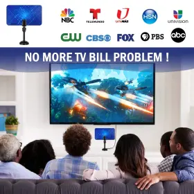 T Transonic 856752008425 Digital Tv Indoor Antenna For Smart 360 Reception #3
