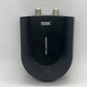 101p008a Terk Rf Modulator Mini Video Converter Tv Av Switch Untested