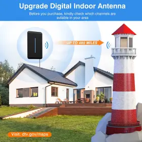 Thcritter 763567514525 2024 Tv Antenna For Smart And All Older Indoor Outdoor Up 900 Miles Range #2