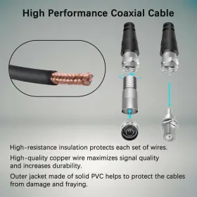 The Perfect Part 698596305595 Tv Antenna 2023 Newest Hdtv Indoor Digital 300 Miles Range With A #2