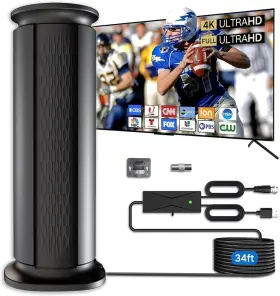 Thridccfoo 762833988985 Amplified Smart Tv Antenna With 2200 Miles Range - Crisp 4k And 1080p Reception