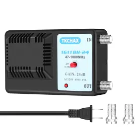 Tkchax16 Tkchax 645567183638 Antenna Amplifier Digital Tv Signal Booster Adjustable Gain Upto 24db Distri