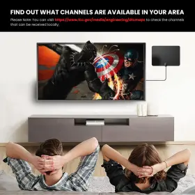 Tongyu 744316537583 Tv Antenna Indoor 4k 1080p Smart Hd Amplifier With Signal 360 Miles Lon #3