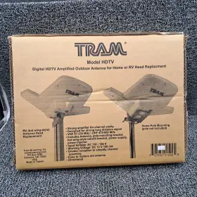 Tram 727932015925 Digital Hdtv Amplified Outdoor Antenna For Home. Rv Head Replacement