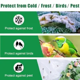 Pcfp002 Tunpug Plant Covers Freeze Protection 10ft X 50ft 1.1 Oz Winter Outdoor 10x50ft #3