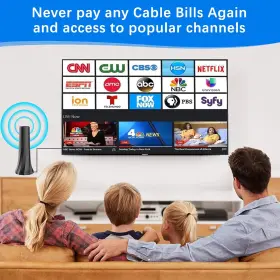Tvlnktvv 445011624624 2024 Upgraded Tv Antenna For Smart Tv-tv Indoor With 880 Miles Range #3