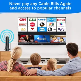 Tvlnktvv 732404304421 Tv Antenna For Smart Digital Antennas Up To 1000 Miles Range Antenn #3