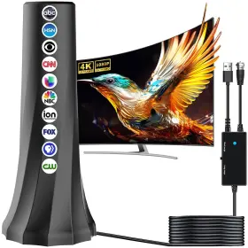 Tvlnktvv 732404304421 Tv Antenna For Smart Digital Antennas Up To 1000 Miles Range Antenn