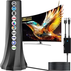 B0drnjt2wq Tvlnktvv 2025 Tv Antenna Indoor For Smart Hdtv With 1200 Miles R