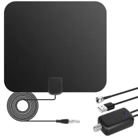 Urbanx 734046598503 Amplified Hd Digital Tv Antenna Long 250 Miles Range - Support 1080p For Sam