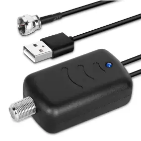 Urbanx 734046602156 Indoor Tv Antenna Amplifier Low Noise Signal Booster For Hd