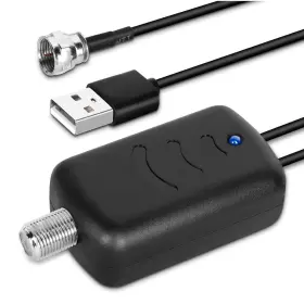 Urbanx 734046607618 Indoor Tv Antenna Amplifier Low Noise Signal Booster For Hd