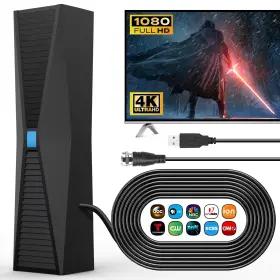 Uriiu 850063711012 Tv Antenna For Smart Indoor Hd Local Channels I