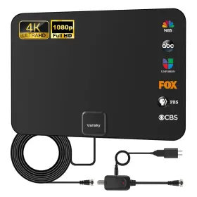 Vansky 662211354695 Tv Antenna Indoor Digital Amplified Hdtv 1080p Vhf Uhf Televis