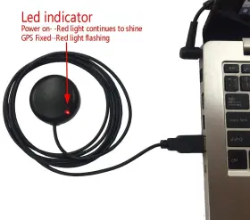 Vfan 767520164581 Usb Gps Receiver Antenna Gmouse For Laptop Pc Car Marine Navigation Black #2