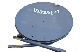 1172769-007 Viasat Lot Of 4 New Satellite Dish Tv Reflector And Boom Arm -