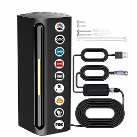 Tv-003 Vitamicor Tv Antenna Indoor Hd Digital For All Smart/old 500 Miles Range