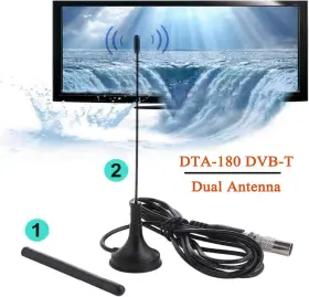Dta-180 Vjk 711583941337 Tv Aerial Antenna Indoor Dvb-t Television Portable Ae #2
