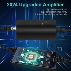 1100 Vragey 732404373304 2024 Updated Amplified Tv Antenna Miles Range Indoor/outdoor For #2