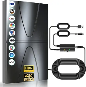 B0ds1z6mkj Vragey 2025 Updated Strongest Tv Antenna 1600 Miles Range Indoor Outdoor For Sm