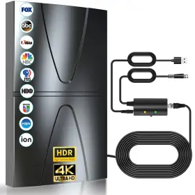 Hd012-01 Vragey 2025 Updated Strongest Tv Antenna 2200 Miles Range Indoor/outdoor For