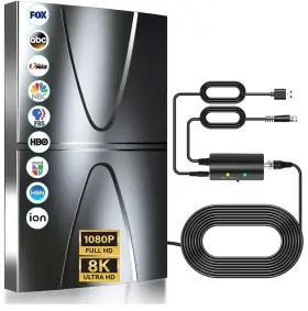 Hd012-11 Vragey 2026 Updated Tv Antenna 3600 Miles Range For Smart Indoor/outdoor